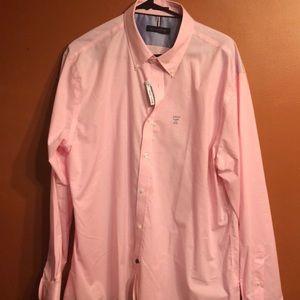 Tommy Hilfiger Pink Gingham Dress Shirt
